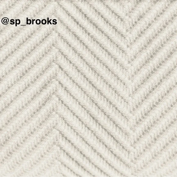 🎁Pereira da Cunha Shower Curtain - Herringbone Pattern - 100% Cotton - 72” x 72”